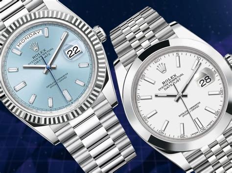 rolex day-date vs datejust price|rolex day date model numbers.